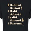 Women's - Disney - Dahlia Dario Hal Gabo Safi Simon Bazeema Cropped Graphic T-Shirt - 2 of 4