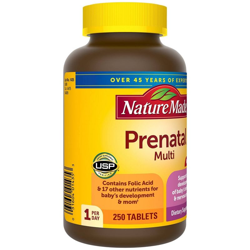 Nature Made Prenatal Multivitamin with Folic Acid Tablets, 4 of 10