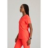 Barco One Women's Racer 4-Pocket V-Neck Scrub Top - 3 of 4
