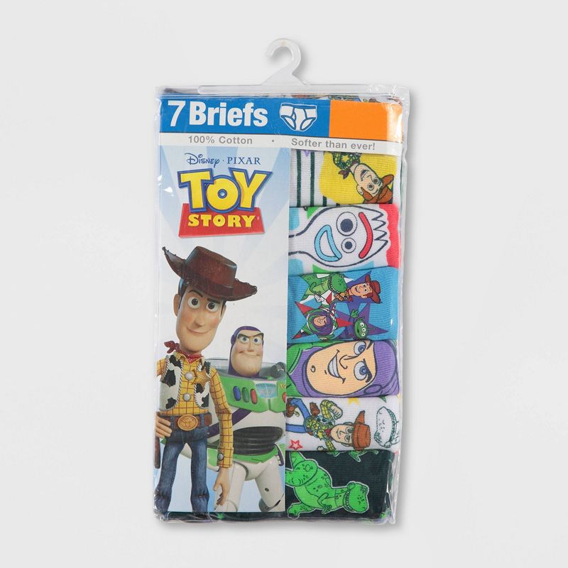 Toddler Boys' 7pk Toy Story Pixar Briefs, 3 of 4