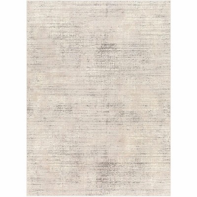 Hauteloom Chiyo Tan Plush Textured Washable Rug