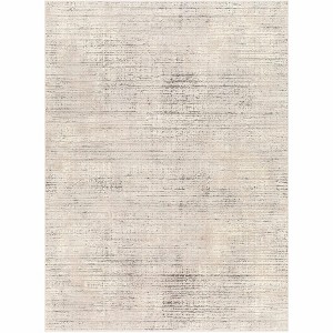 Hauteloom Chiyo Tan Plush Textured Washable Rug - 1 of 4
