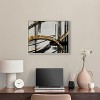 Art Remedy Golden Swirls Modern Minimal Abstracts Framed - 2 of 4