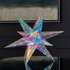 Christmas Prismatic Iridescent Christmas  Explosion Star 16", LED lights - 3 of 4