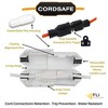 CordSafe PLUS White Extension Cord Plug Safety Cover - Weather-Resistant Plug Protector for Christmas Lights, 12-18 AWG, Made in USA - 2 of 4