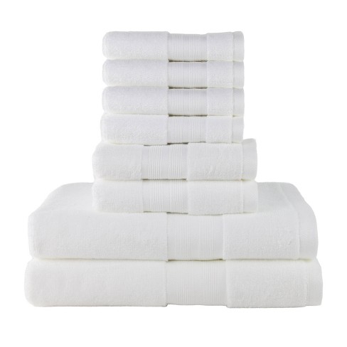 8pc Cotton Bath Towel Set : Target