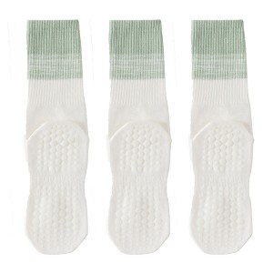 Anna-Kaci 3-Pair Soft Stretch Grip Socks Set with Cushioned Non-Slip Soles, Supportive Knit Texture and Everyday Comfort Essentials Pack - 1 of 3