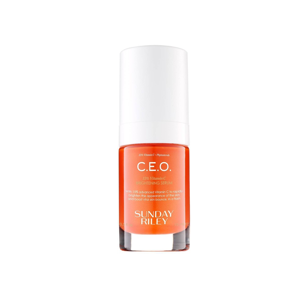 Photos - Cream / Lotion Sunday Riley C.E.O. 15 Vitamin C Brightening Serum - 0.5 fl oz - Ulta Beau