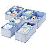 mDesign Child/Baby Drawer and Closet Storage Organizer Combo, Set of 5