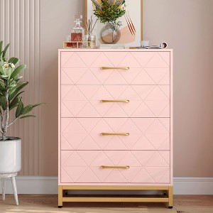 Jojoka Wooden Dresser for Bedroom, Dressers & Chest of Drawers with 4 Drawer - 1 of 4