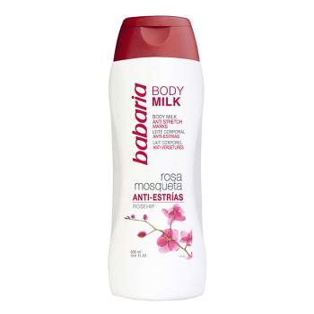 Babaria Anti Stretch Marks Body Milk - Moisturizing and Hydrating Effects - Reduces Appearance of Wrinkles - Suitable for All Skin Types - 16.6 oz