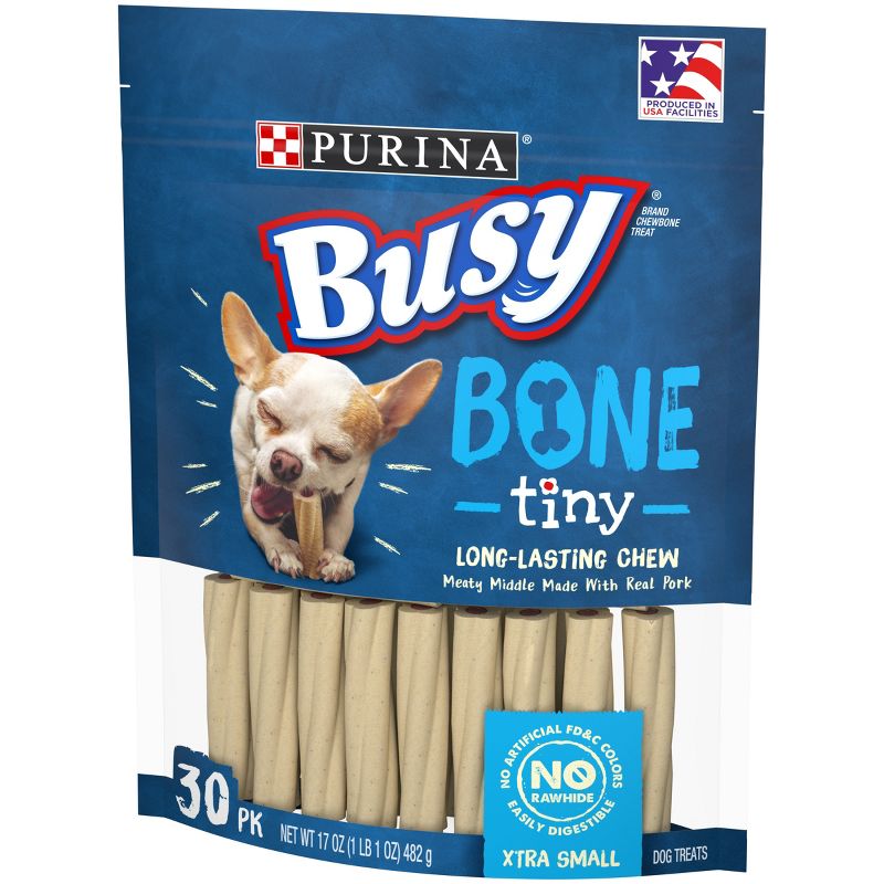 Purina Busy Bone Tiny Chewy Pork Flavor Dog Treats, 6 of 7