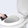 Round Toilet Seat with Built-In Toddler Seat, Soft Slow Close, Quiet Lid, Easy Install, Safe PP Material, Includes Hardware. - 3 of 4