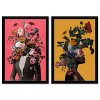 15" x 21" (Set of 2) Floral Portraits Framed Wall Art Prints Yellow - Wynwood Studio: Modern Decor, Pine Frame, Sawtooth Back - 3 of 4