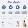 DOMETOUR Dog Bed Cat Bed, Round Donut Washable Pet Bed Plush Calming Dog Couch Cat Couch - 4 of 4