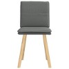 vidaXL Dining Chair Set of 2 Dark Grey - 4 of 4