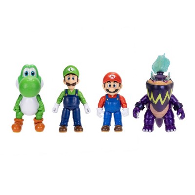 Детские фигурки Nintendo The Super Mario Galaxy Movie - 5” Figure Multi-Pack – Mario, Yoshi and exclusive Wonder Bowser Jr. and Luigi Figures — фото 7