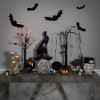 Northlight Skull in Witch Hat with Cat Halloween Decoration - 22.75" - 3 of 4