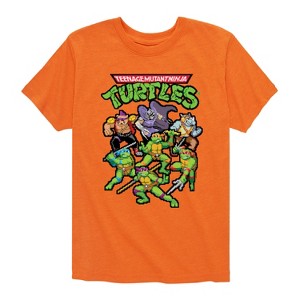 Boys' - Teenage Mutant Ninja Turtles - Pixel Gaming Group Short Sleeve Graphic T-Shirt - 1 of 4