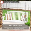 Best Choice Products 48in Wooden Curved Back Hanging Porch Swing Bench for Patio, Deck w/ Mounting Chains - 3 of 4