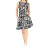 LA LEELA Women's Loose Mini Swimwear Vacation Dress Beach Cover Up Beachwear Hawaiian Wrap - 2 of 4