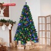 SUGIFT 6FT Pre-Lit Artificial Christmas Tree with 350 Multicolor Lights and 1000 Branch Tips - 3 of 4