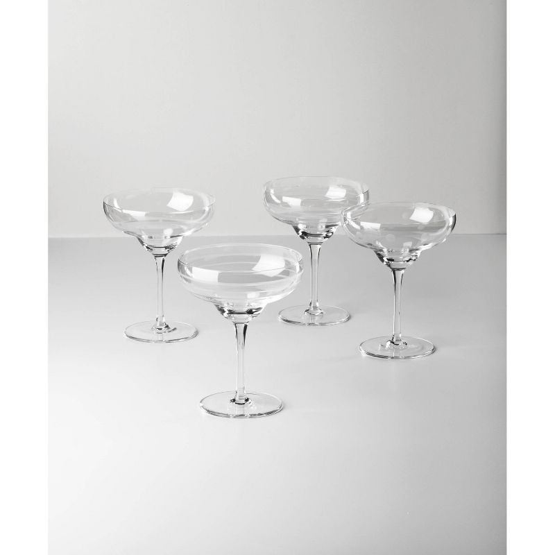 Oneida 4pc 10oz Mingle Etched Margarita Cocktail Glass Set, 2 of 4