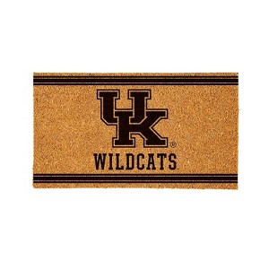 Evergreen University of Kentucky Logo Turf Mat, Brown- 28 x 16 Inches Indoor Outdoor Doormat - 1 of 4