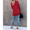 Coolmee Women's Loose Open Front Cardigan Long Sleeve Casual Lightweight Soft Knit Sweaters Coat with Pockets - 3 of 4