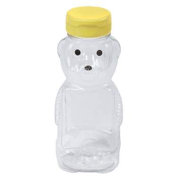 Miller  Plastic Bear Bottle Honey Squeeze Bottle with Flip-top Lid - 12 oz- 12 Pack