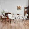 YOUNIKE Modern Kitchen & Dining Room Chairs Set of 2 Leather Upholstered Chair for Dining Table Side Vanity Chair 19.29"Wx24.02"Dx31.89"H - image 4 of 4