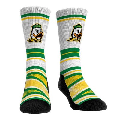 NCAA Oregon Ducks Adult Long Distance Crew Socks - L/XL