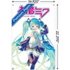 Trends International Hatsune Miku - Hatsune Miku Feature Series Unframed Wall Poster Print Clear Push Pins Bundle 14.725" x 22.375" - 3 of 4