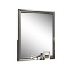 Royal Hampton Dresser Mirror, Dark Gray, Square 38 Inch Solid Wood Frame - 2 of 4