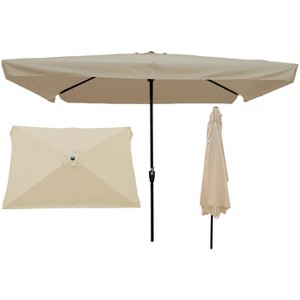 CAVINAS 10x6.5 FT Oversized Sun Canopy Umbrella, Shade for Outdoor Patio, Cooling Shade for Backyard without Base - 1 of 4