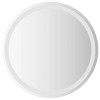 vidaXL LED Bathroom Mirror Transparent Glass 23.6 in diameter - 2 of 4