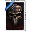 Trends International DS Valori - America Skull Framed Wall Poster Prints - 3 of 4