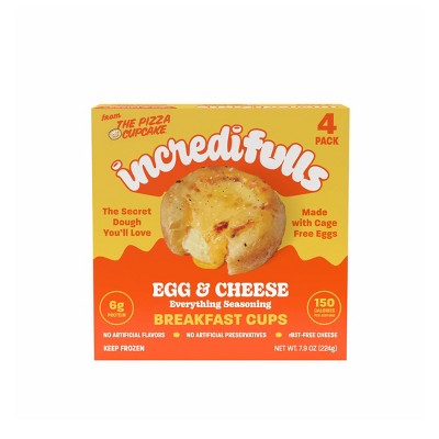 incredifulls Frozen Egg & Cheese Breakfast Cups - 7.9oz/4ct