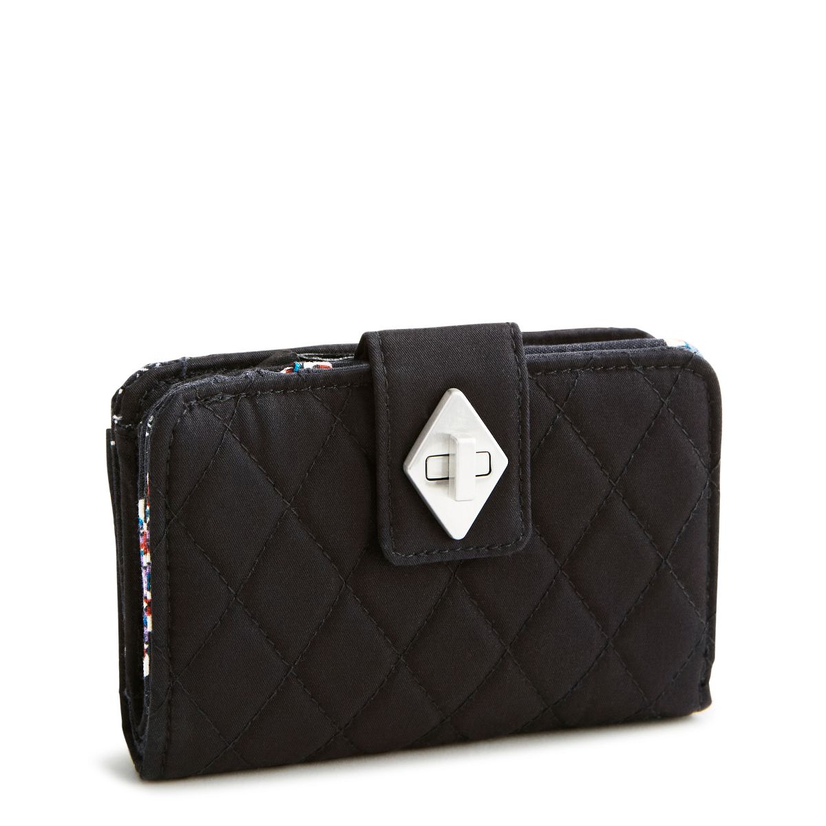 Vera Bradley Women's Premium Cotton Small Turnlock Wallet - thumbnail 4