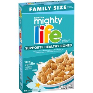 Life Cereal Vanilla Bone Health Family Size Breakfast Cereal - 22.3oz - 1 of 4