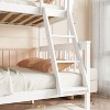 KTMBDW Loft Bunk Bed with Trundle Twin Over Full Size with Ladder and Guardrail, No Box Spring Needed for Bedroom Dorm - 4 of 4