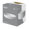 Libbey Austin 10 inch Porcelain Coupe Dinner Plate, Set of 4, White - 3 of 4