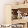 Wooden Bookshelf with Drawer, Storage Organizer with Cubby Shelves for Playroom, Classroom, Library, Study Room - 4 of 4
