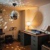 Yescom 12inch/16inch Large Hanging Disco Mirror Glass Ball for DJ Dance Club Home Party Window Display Garden Decorative Objects - 4 of 4