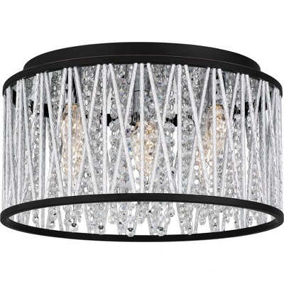 Quoizel Lighting Celeste 5 - Light Flush Mount in  Matte Black