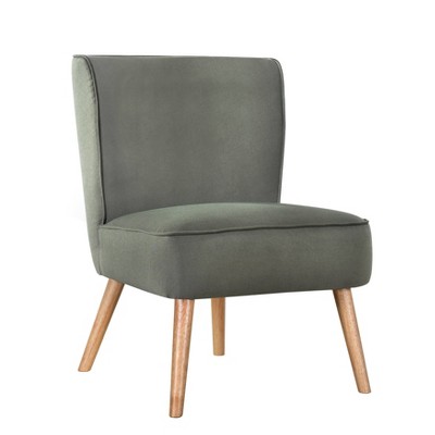 Curved Back Modern Chair Breeze Army - HomeFare