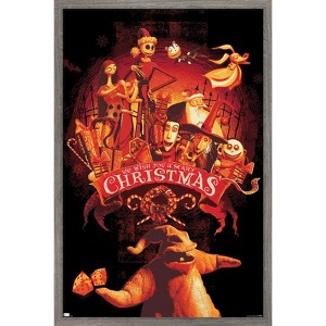 Trends International The Nightmare Before Christmas - Red Group Framed Wall Poster Prints - 1 of 4