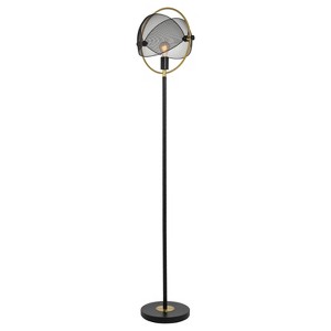 63.25" Henderson Industrial Metal Floor Lamp - River of Goods: Painted Finish, 60W, E26 Base, UL Listed - 1 of 4