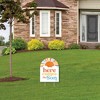 Big Dot of Happiness Here Comes The Son Small Outdoor Lawn Decoration, Boy Boho Baby Shower Welcome Yard Sign - 1 Piece - 3 of 4