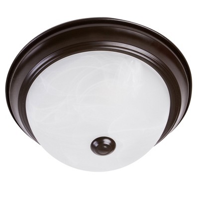 Yosemite Home Decor JK101-11ORB Flush Mount Series Two Lights Incandescent, 11 x 11 x 5.4, Oil-Rubbed Bronze